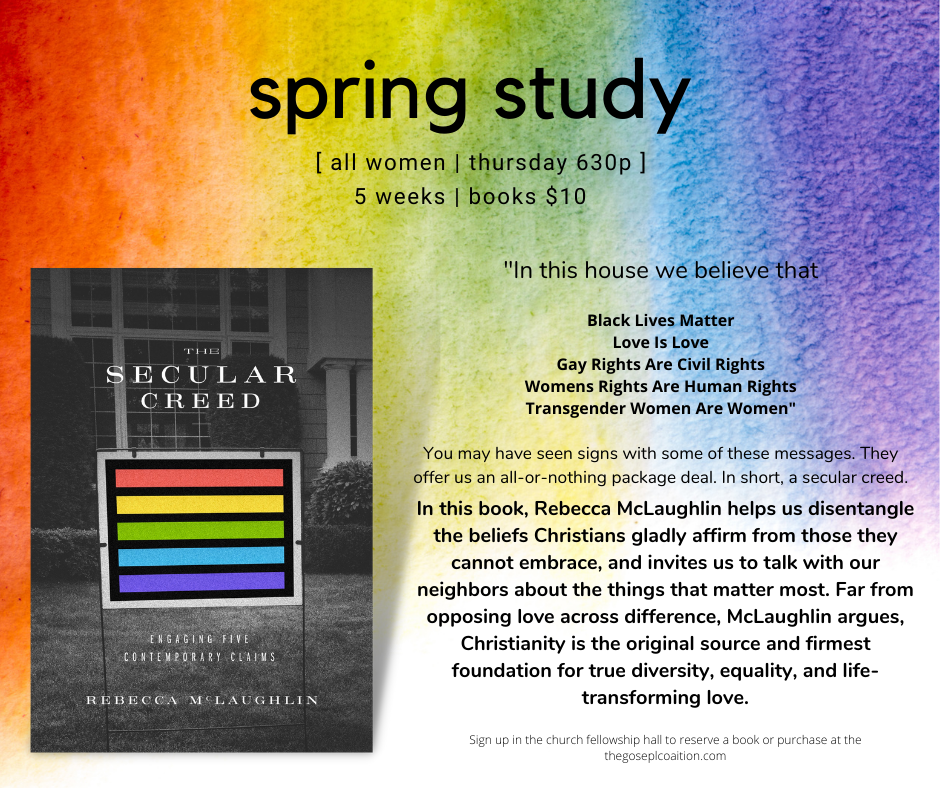 secular creed study flyer (Facebook Post)